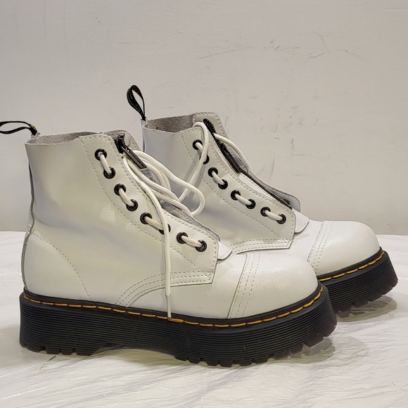 Dr. Martens Shoes - 💎DR MARTENS Doc Airwair Sinclair white leather boots